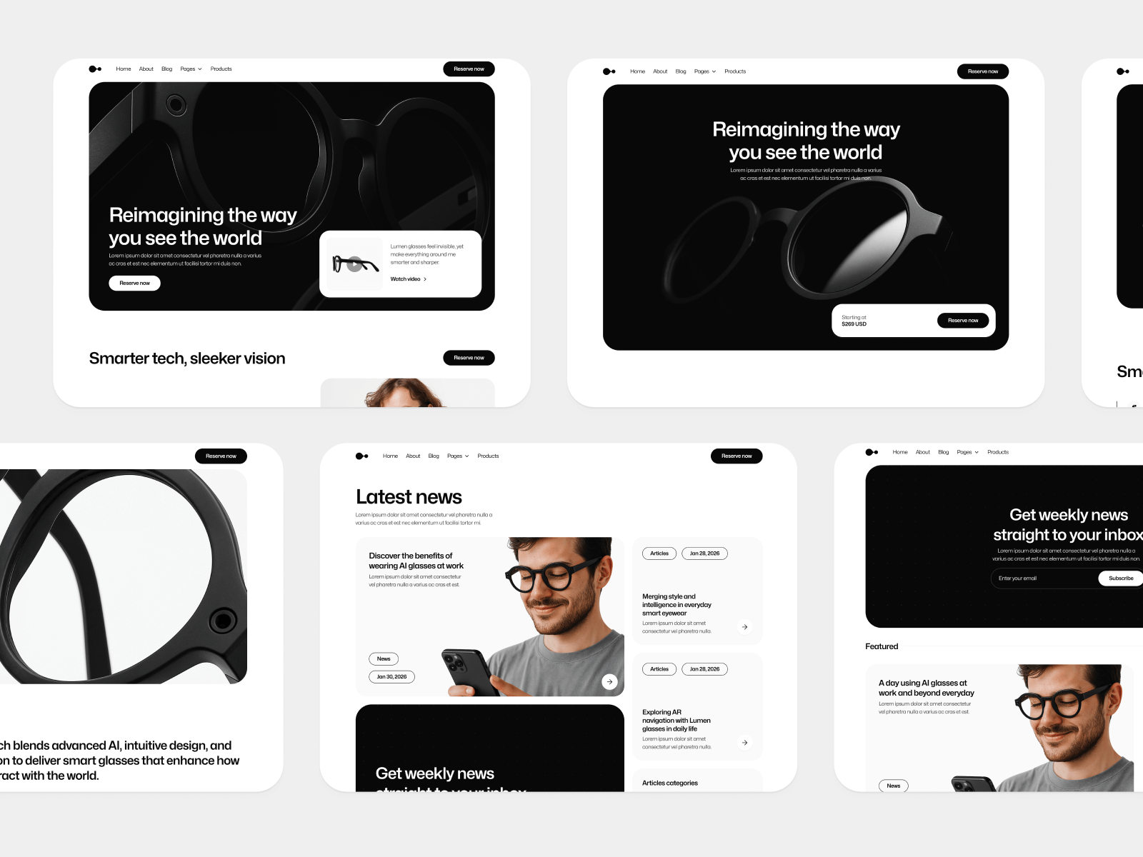 Plantilla de Tecnología IA para Sitio Web en Webflow