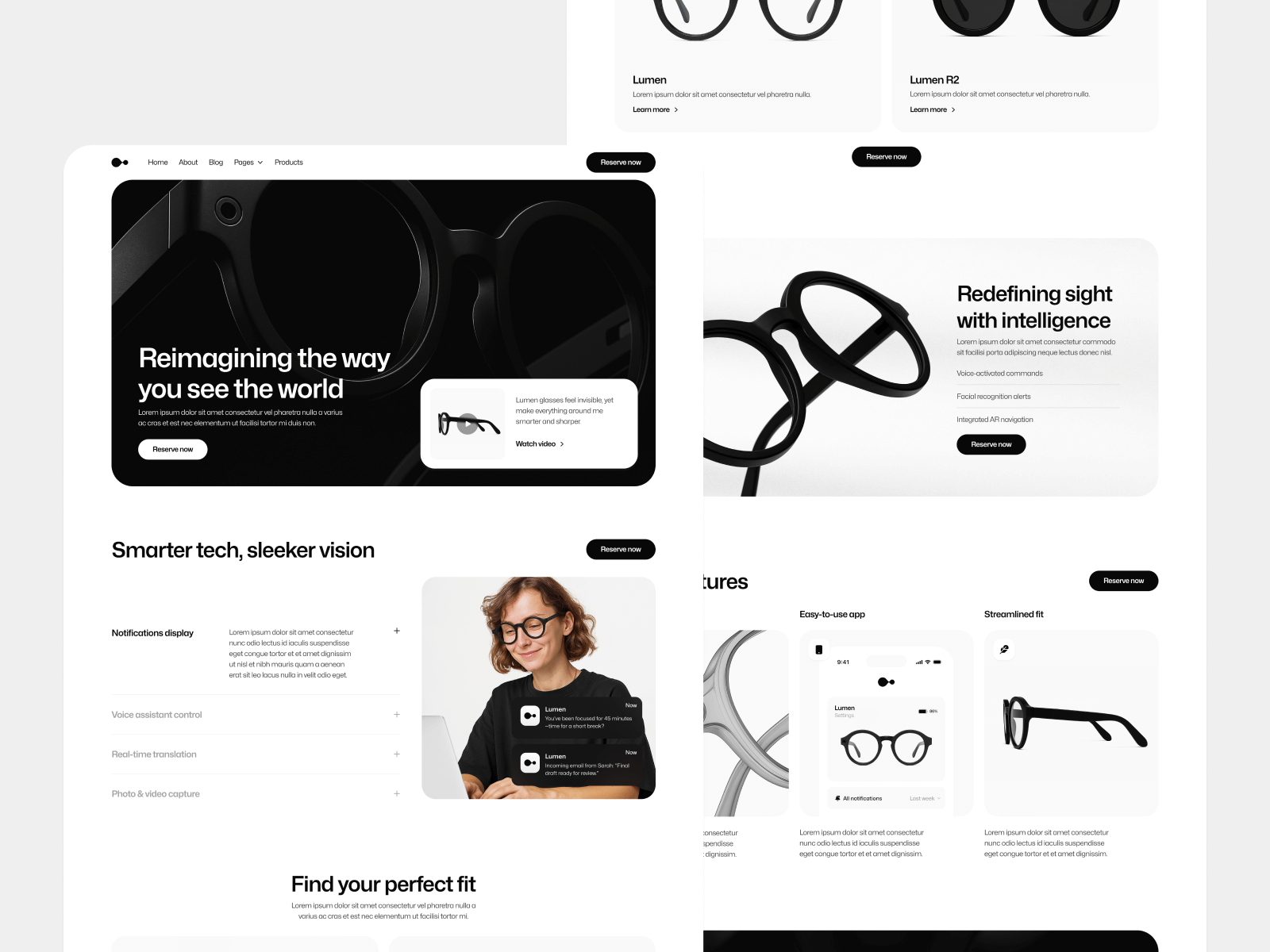 Plantilla de Dispositivo inteligente para Webflow