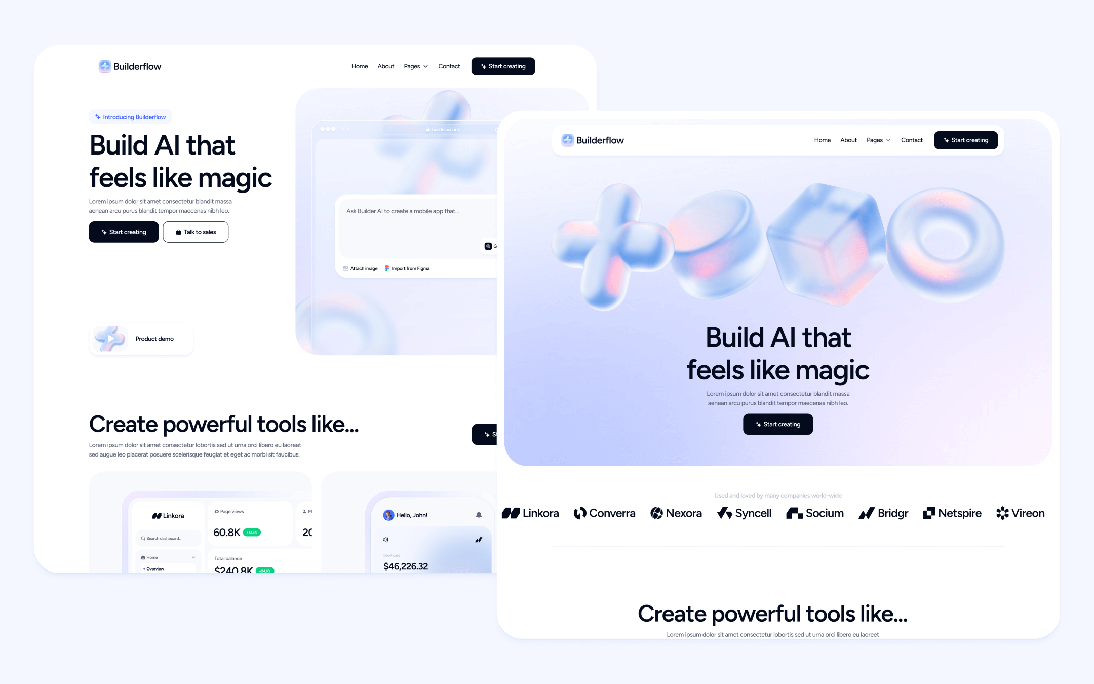 Template de Aplicaciones con Inteligencia Artificial para Webflow