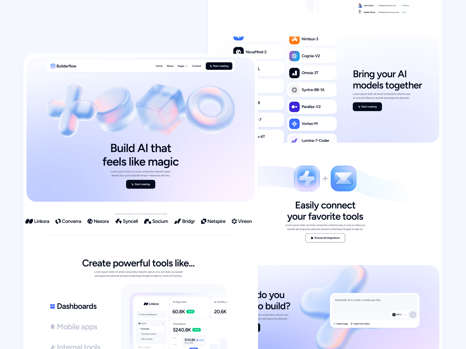 Template de Aplicaciones con Inteligencia Artificial para Webflow