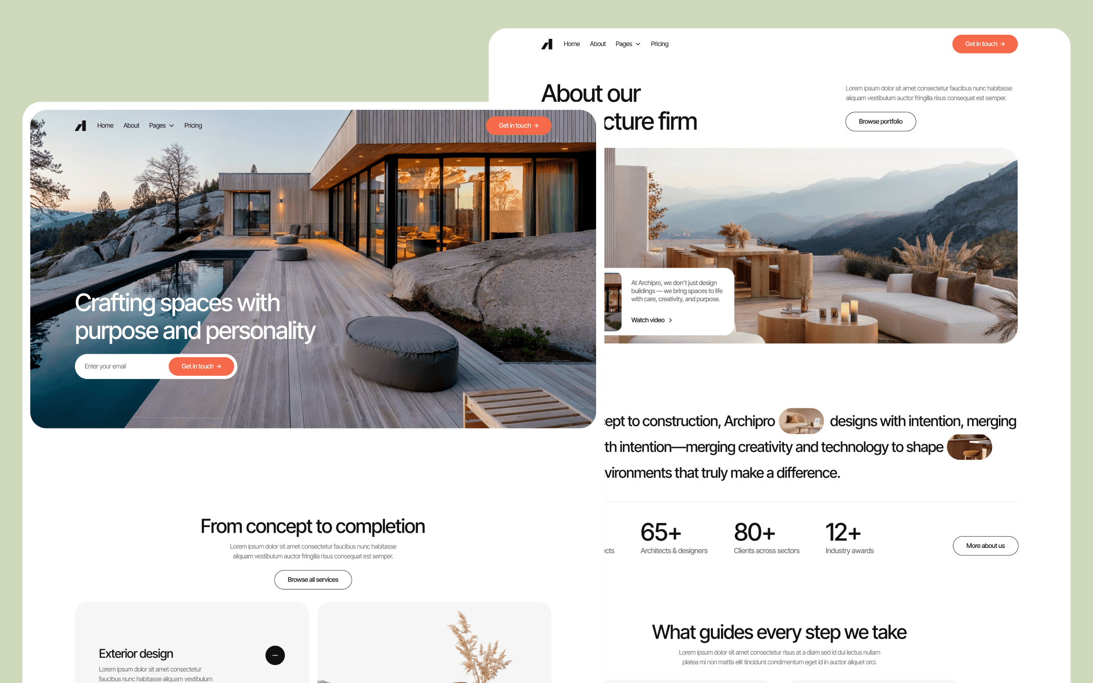 Plantilla Para Webflow De Estudio De Arquitectura