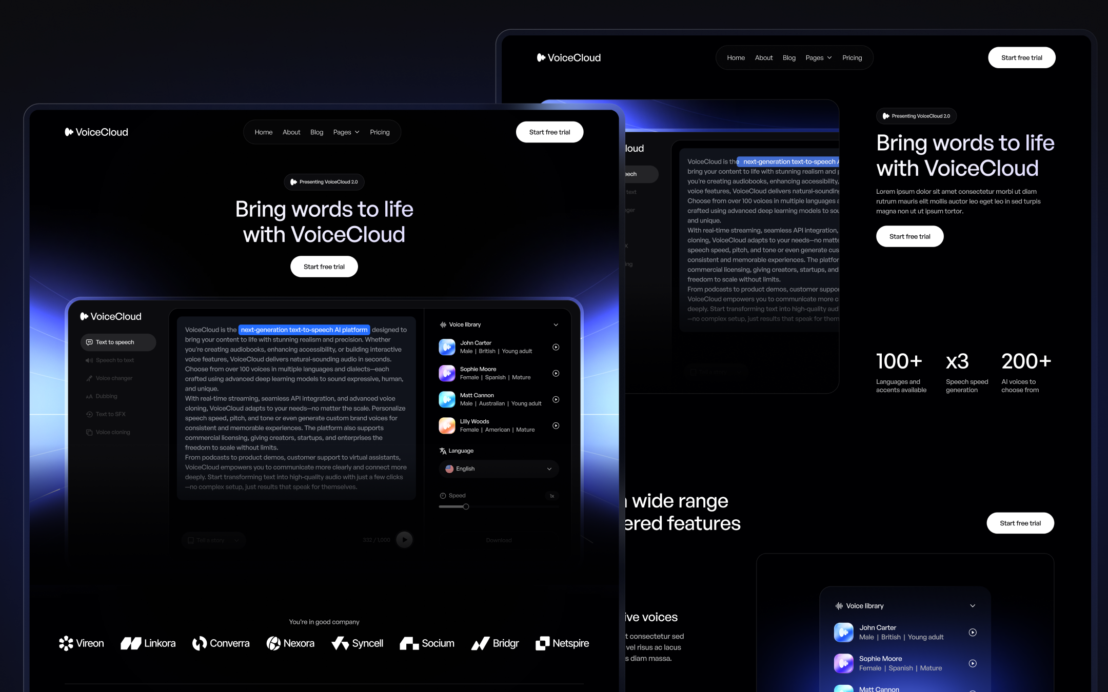 Template de Asistente Virtual para Webflow