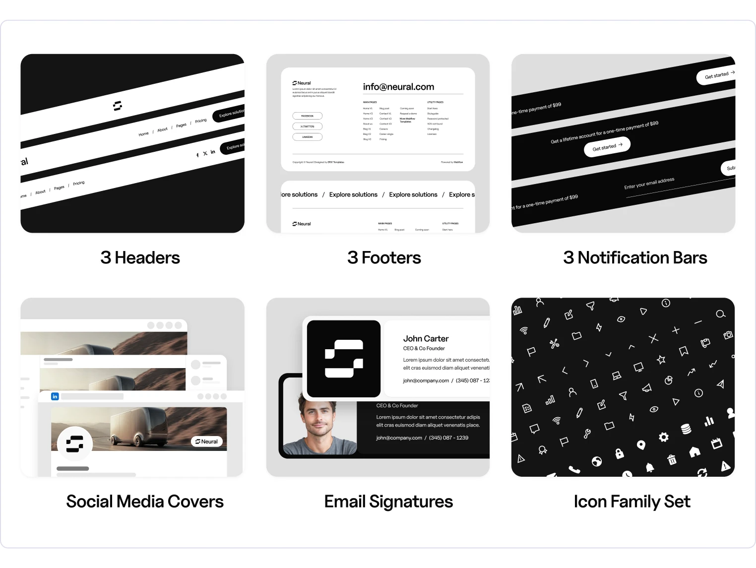 Neuralflow - AI Solutions Webflow Template Benefits