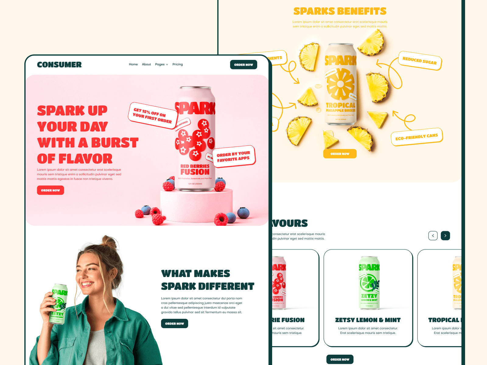 Plantilla de Marca de Consumo para Webflow