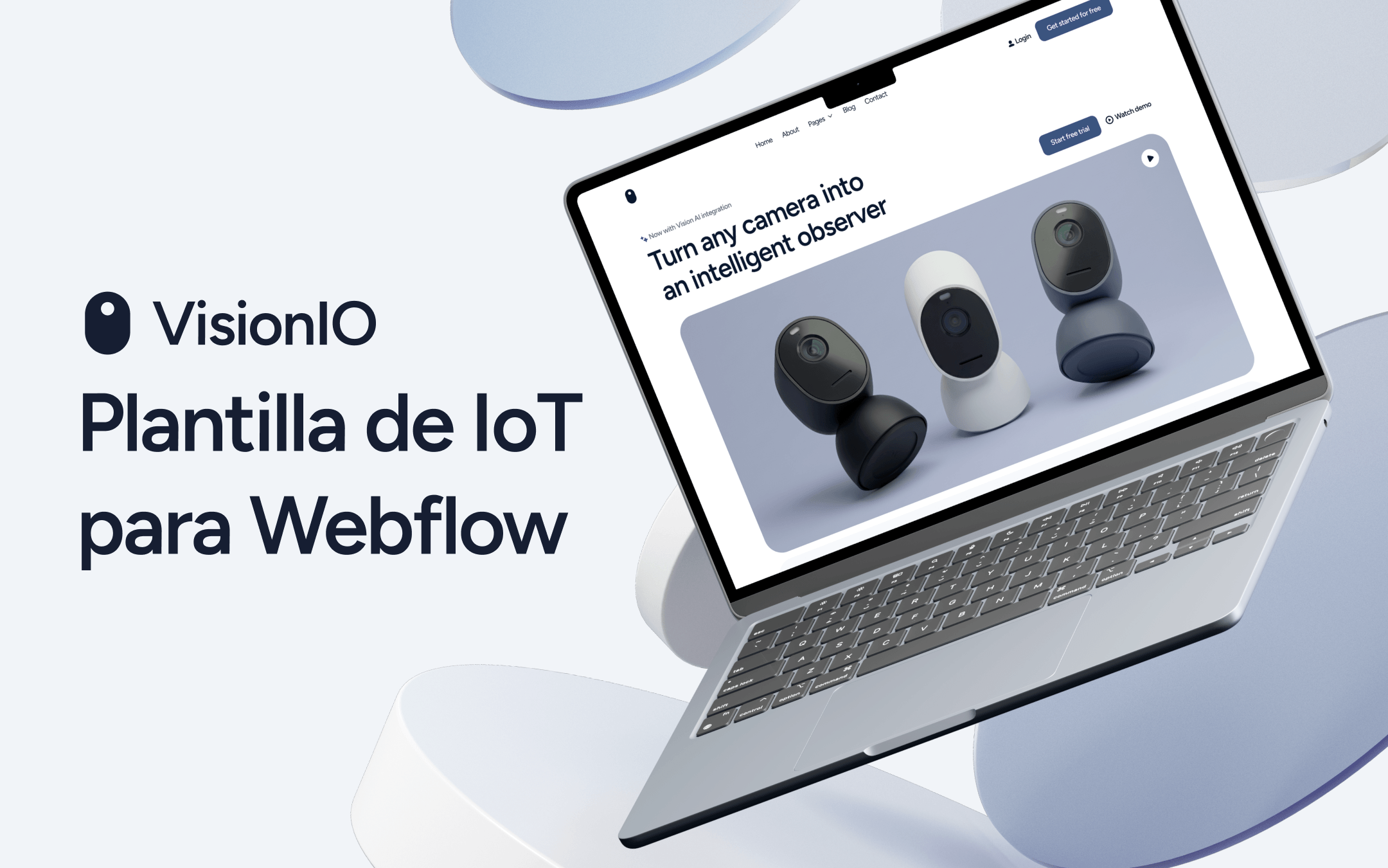 Plantilla de IoT para Webflow