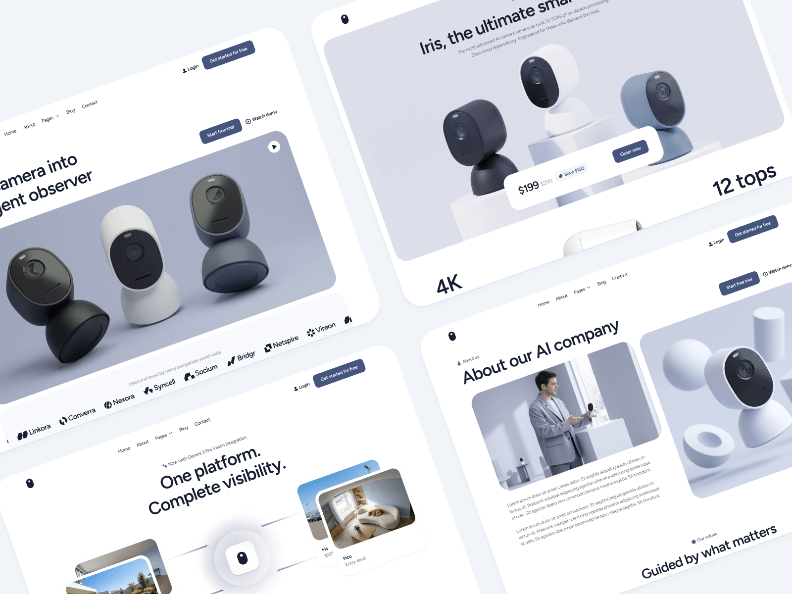 Plantilla de Webflow para Tecnología Inteligente