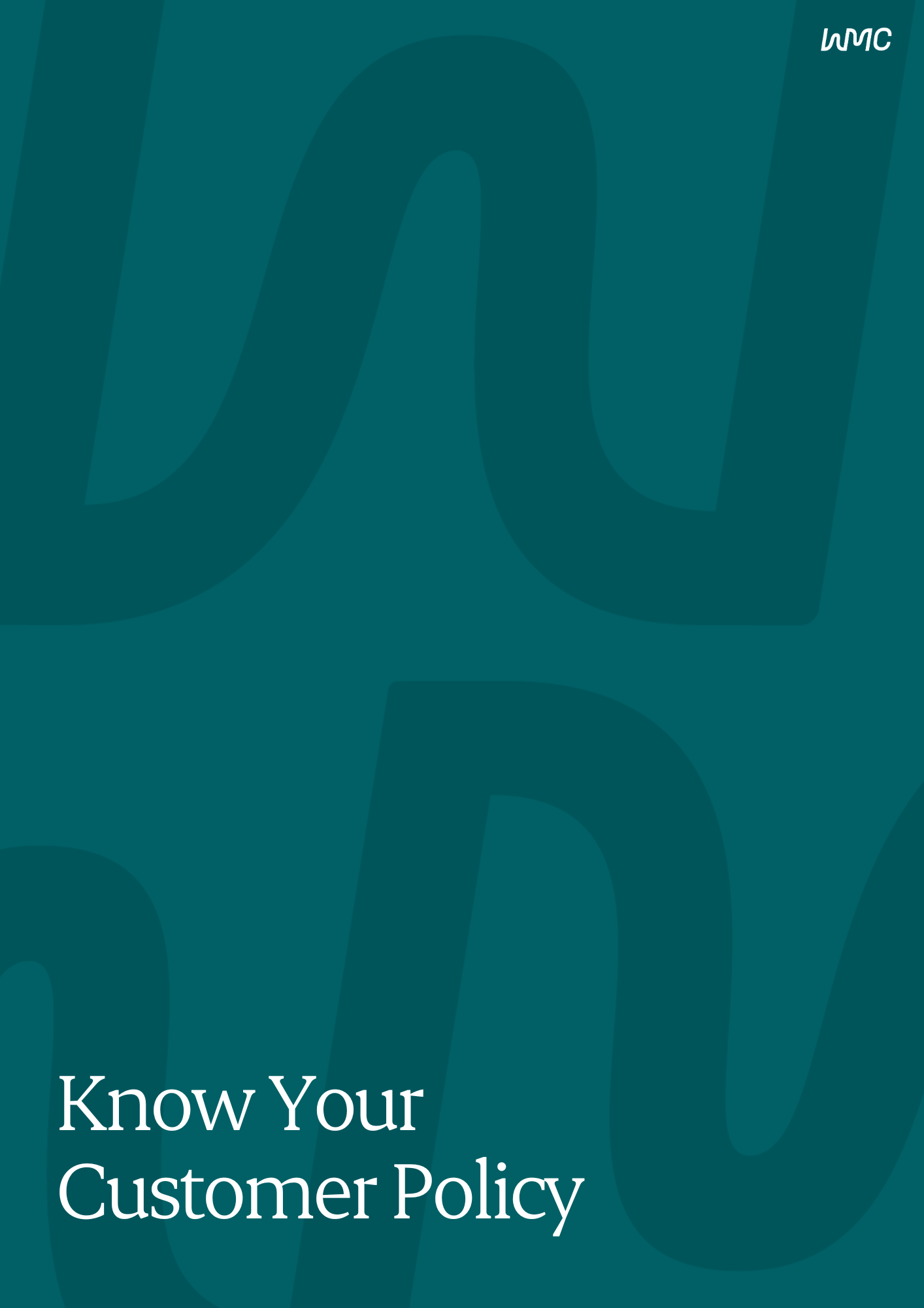 Know your customer policy cover