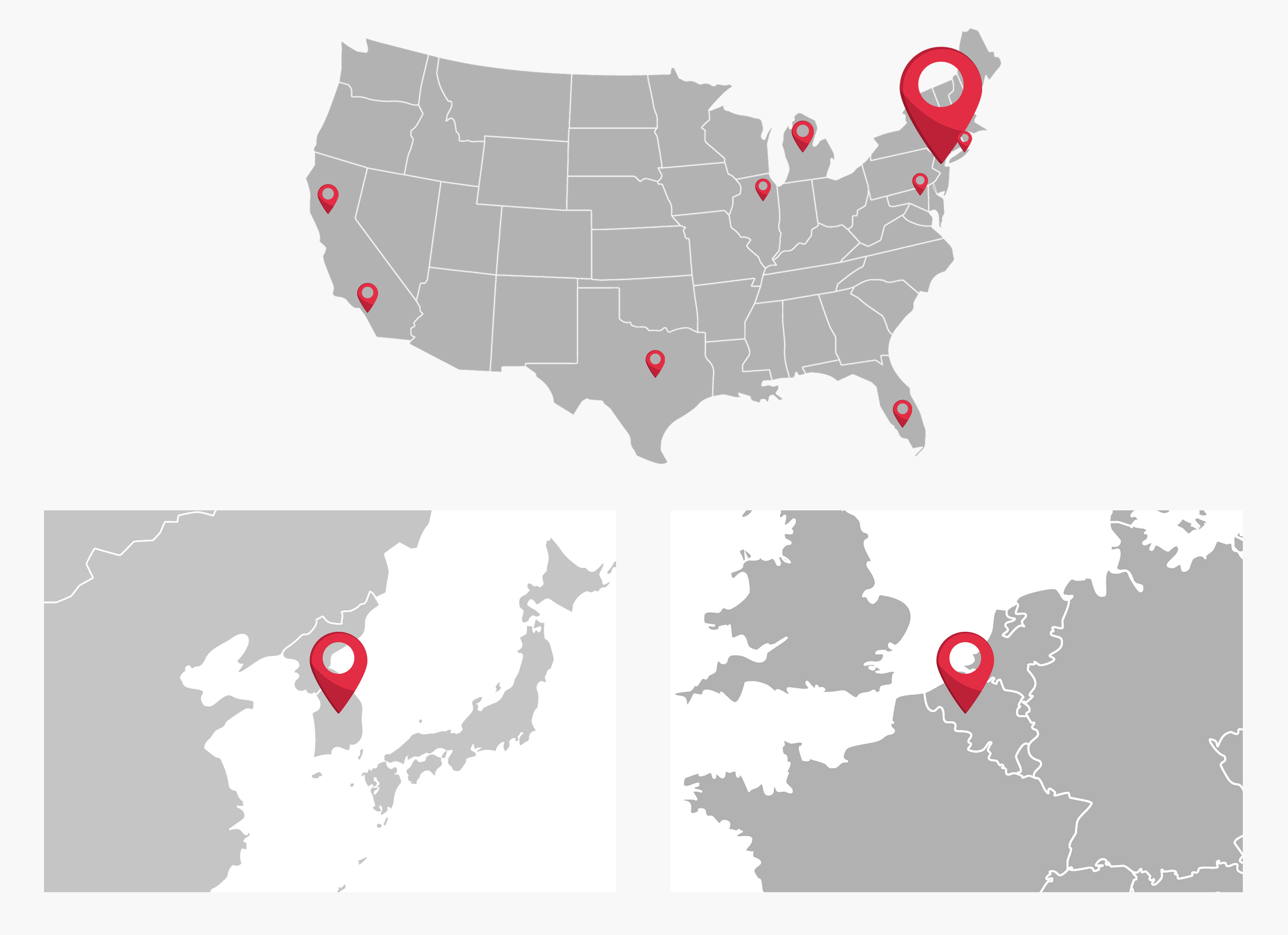 Office Locations Map