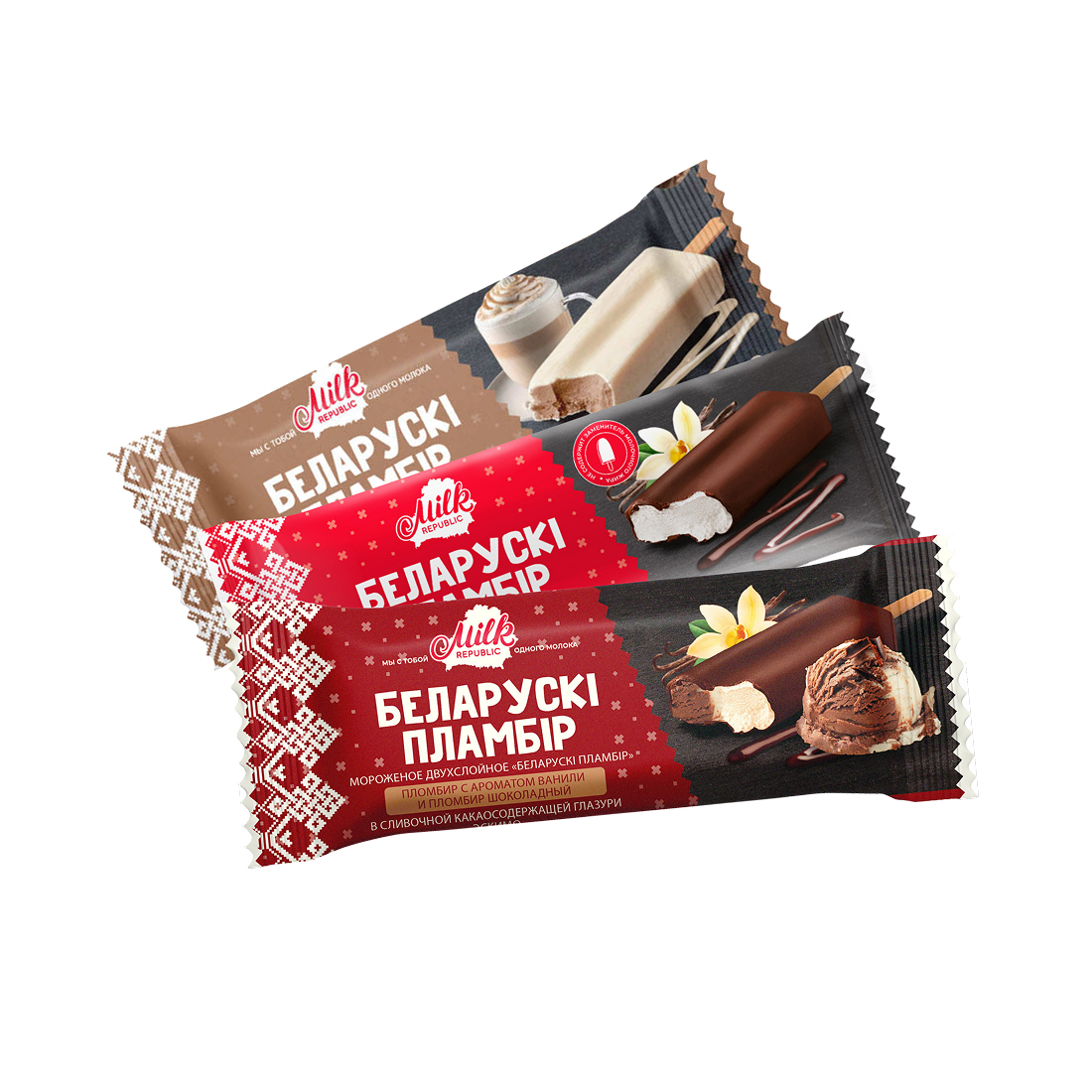 Пломбир Белорусский Эскимо в ассортименте