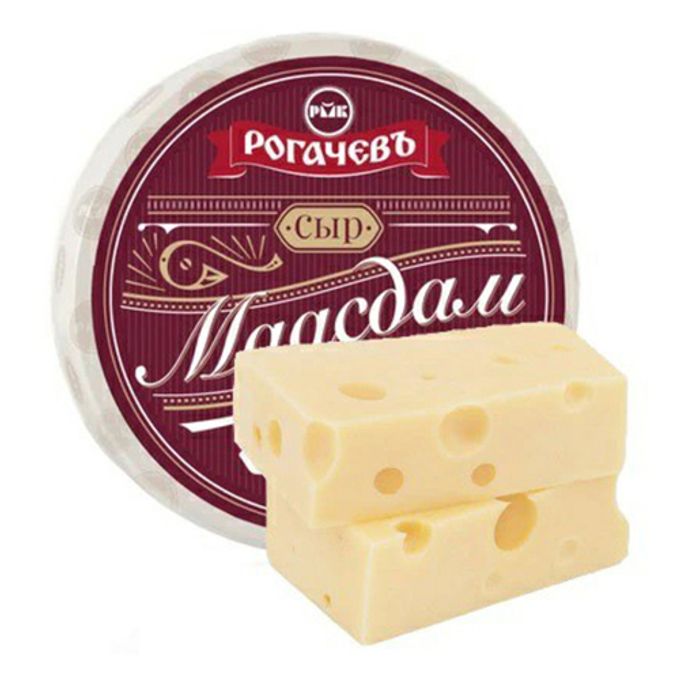 Сыр Маасдам 45% Рогачев