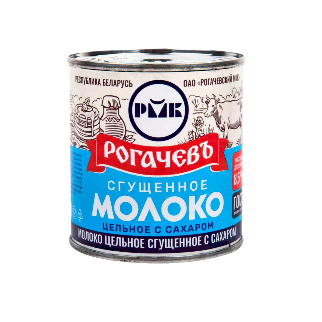 конс. Молоко сгущённое 8,5% ж/б Рогачев