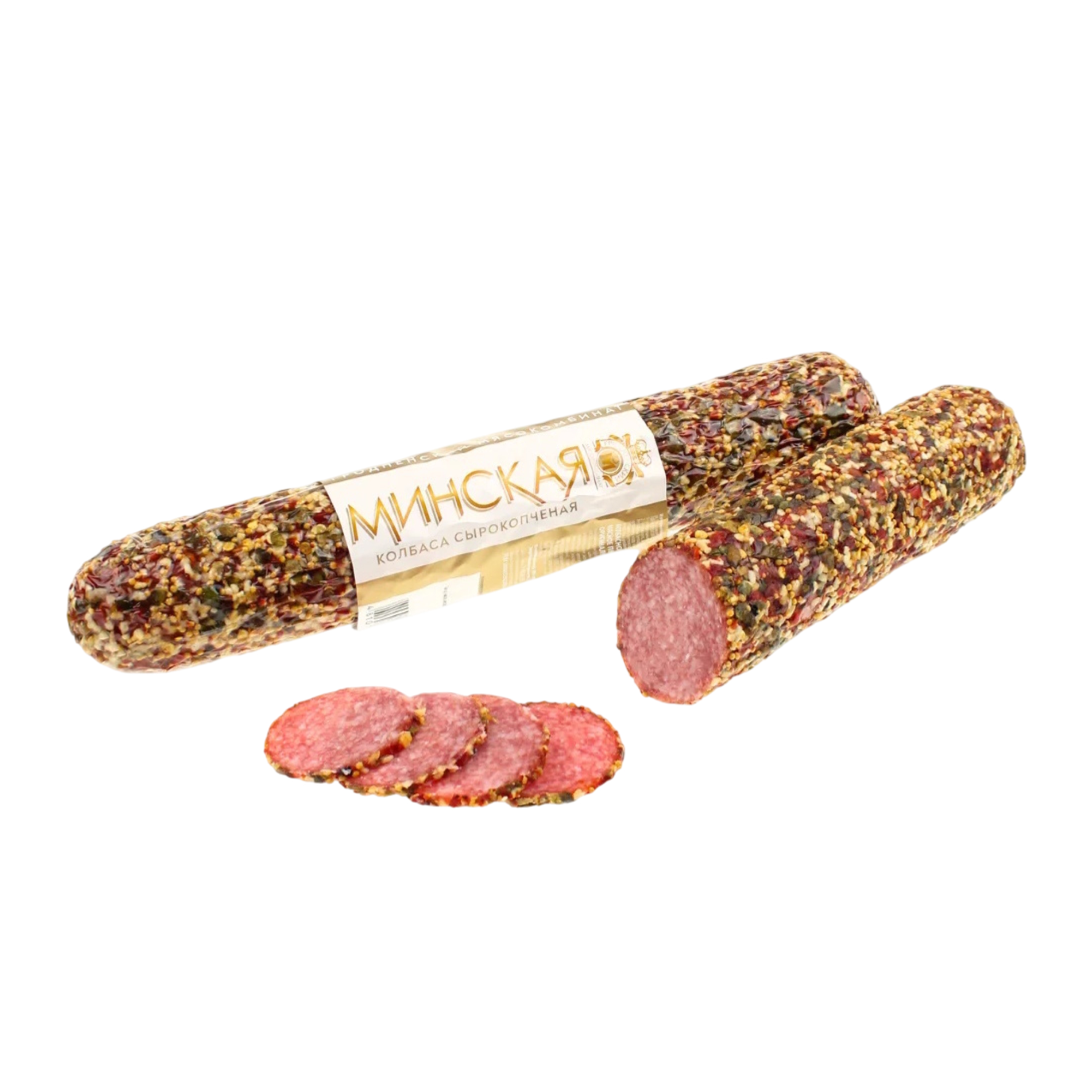 Колбаса с/к Минская в обсыпке 1с Гродно
