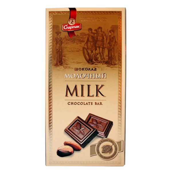 Шоколад Спартак молочный Пенал