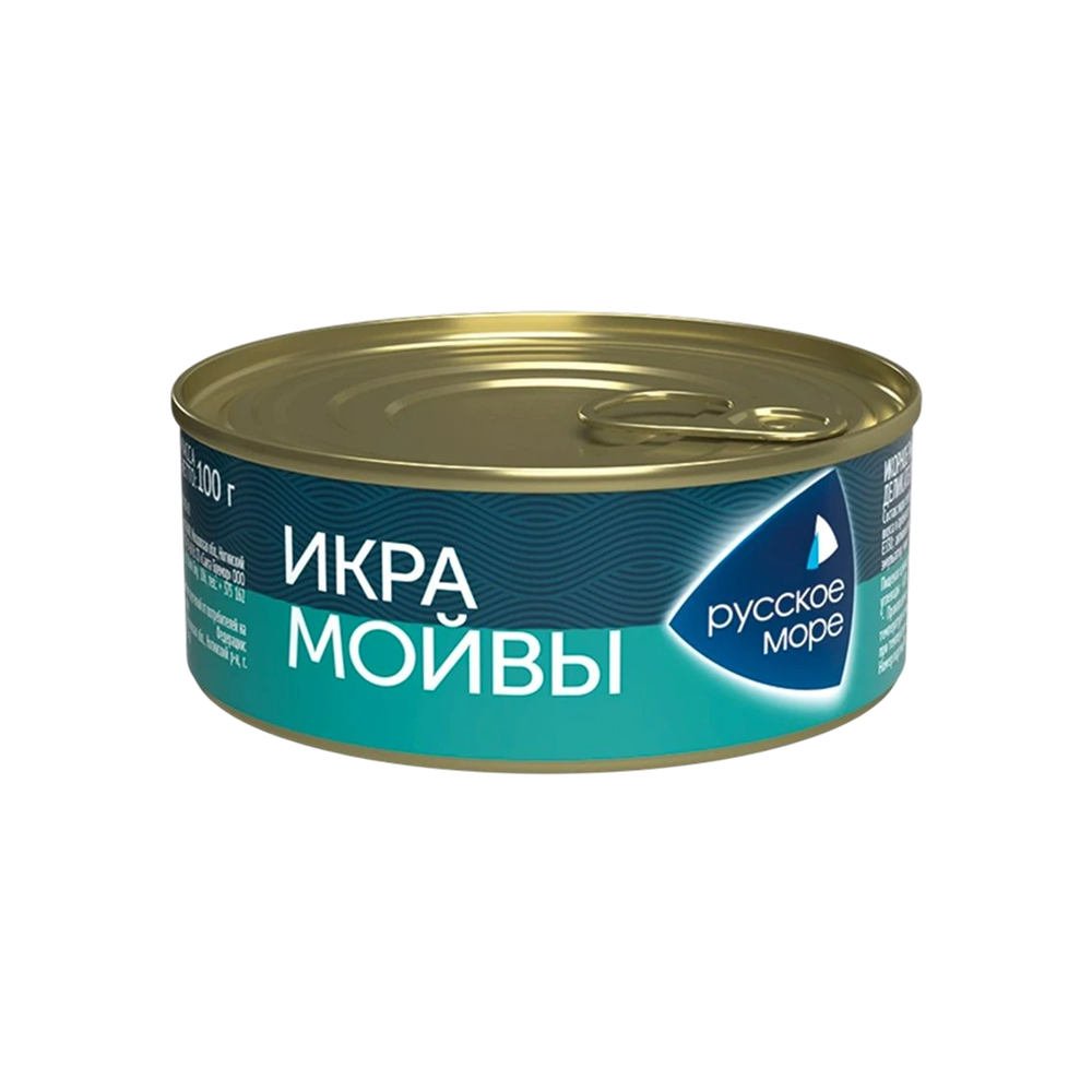 конс. Икра мойвы люкс ж/б Русское море