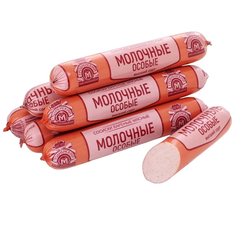 Сосиски Молочные в/с и/о Гродно