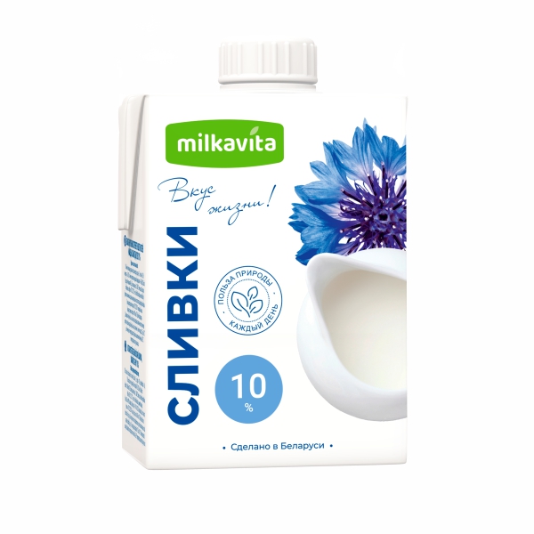 Сливки ультрапаст. 10% ТБА-Сквер Милкавита