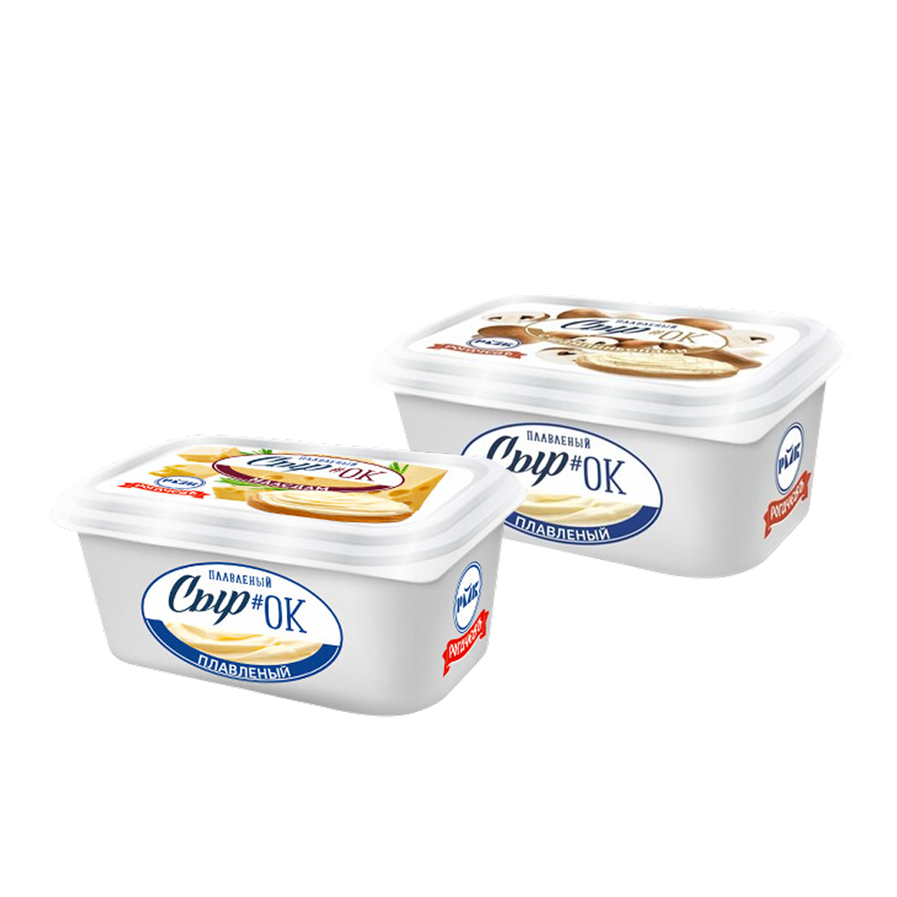 Сыр плавленый С шампиньонами/Маасдам 40% Рогачевский МКК