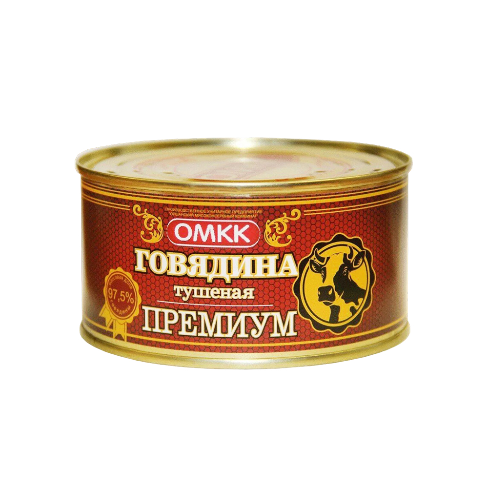 конс. Говядина тушеная Премиум ж/б Оршанский МКК