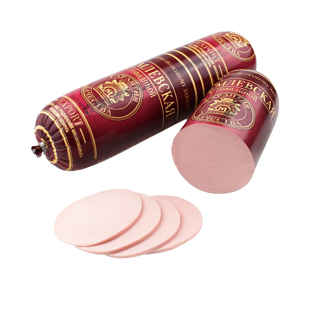 Колбаса вареная Кремлёвская с говядиной в/с иск.об. Гродно