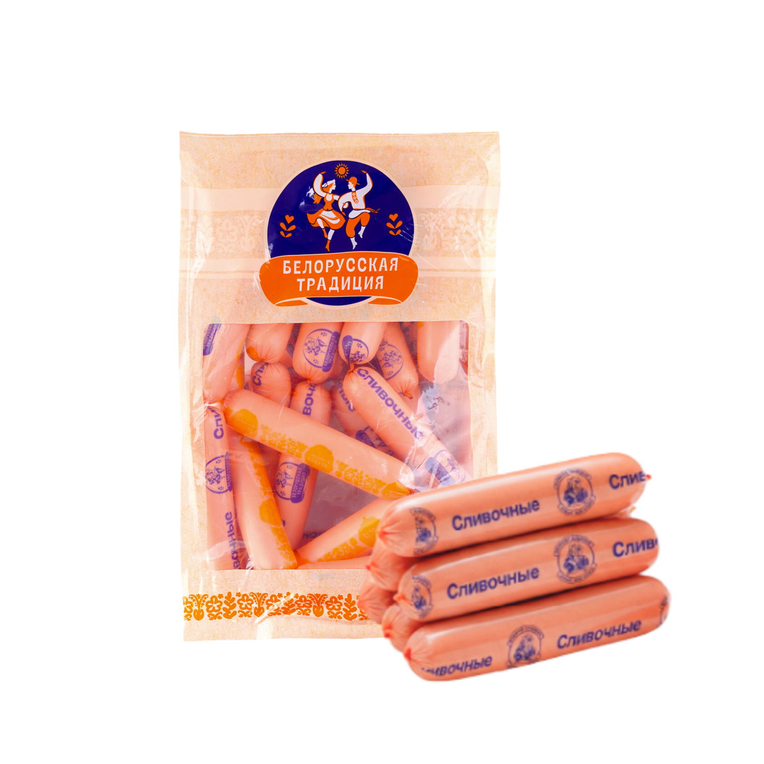 Сосиски Сливочные в/с п/а Инко-Фуд