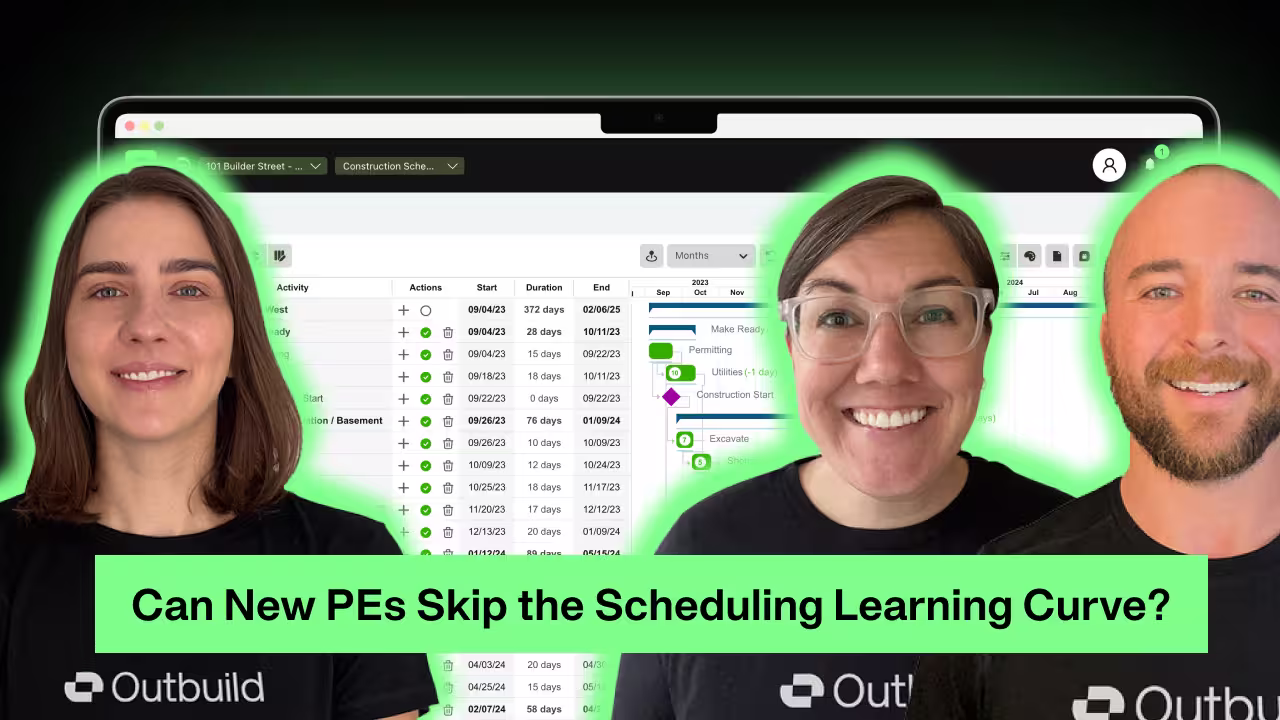 Intuitive Construction Scheduling Software