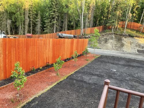 We offer highly popular Cedar fences, customized with various wood fence types, post caps, spacing, framing, and door constructions.