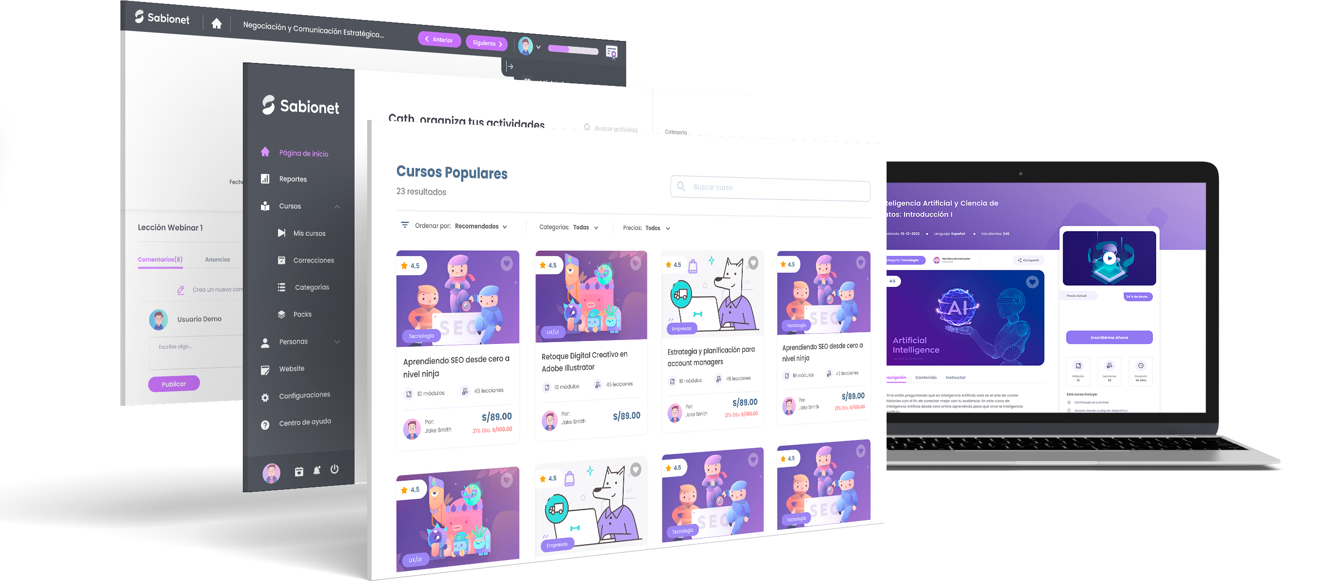 Sabionet plataforma blended learning