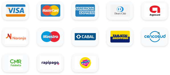 Medios de pago disponibles en Argentina