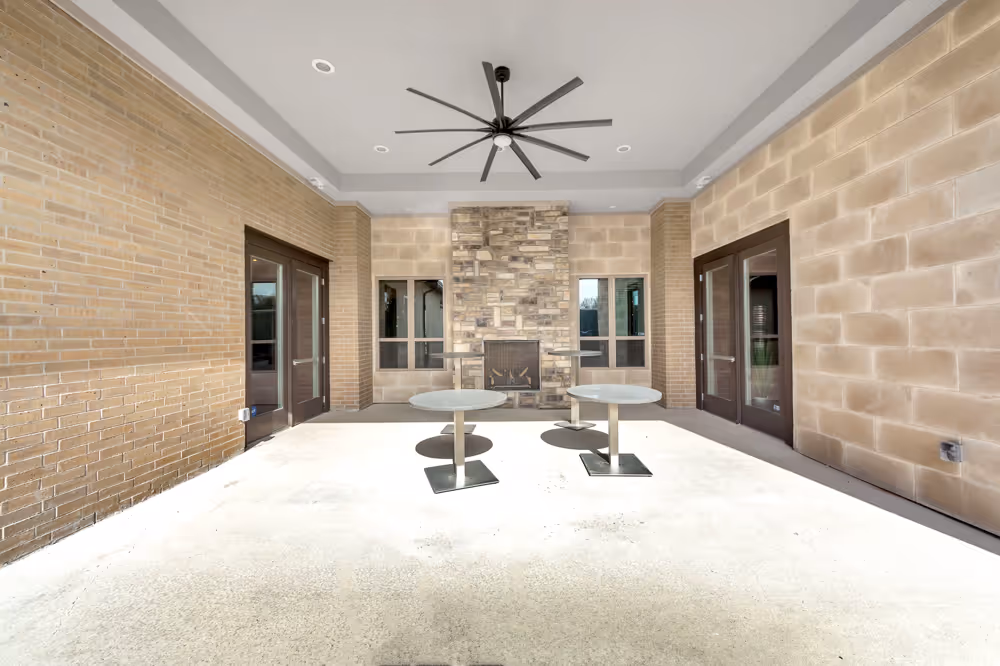 outdoor sitting area