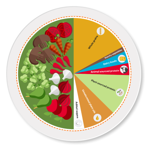Planetary health diet pie