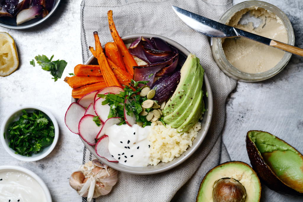 Clean Eating vegan Buddha Bowl 