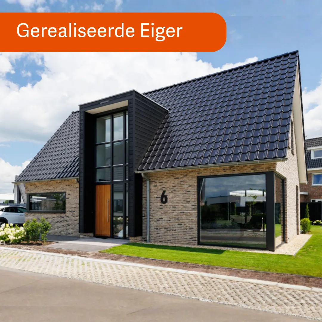 Vrijstaande woningen met hoekkozijn