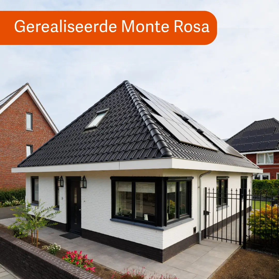 Render van vrijstaande woning met zonnepanelen