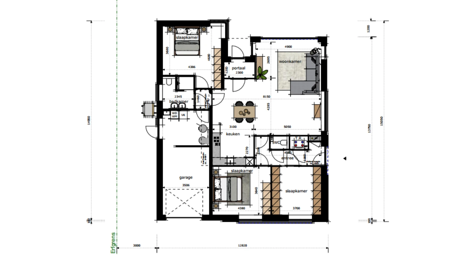 Plattegrond van levensloopbestendige woning