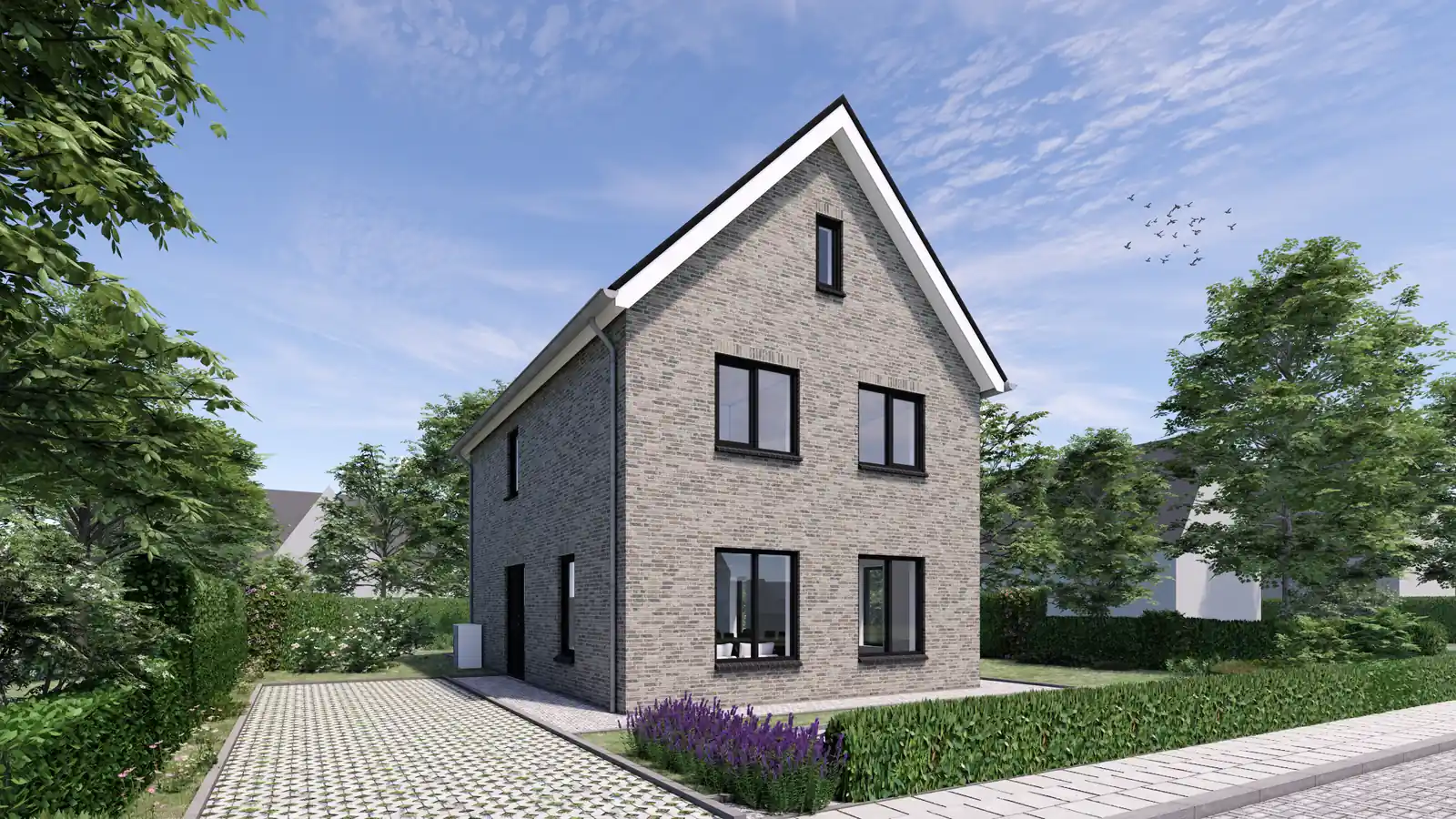 Render van vrijstaande woning