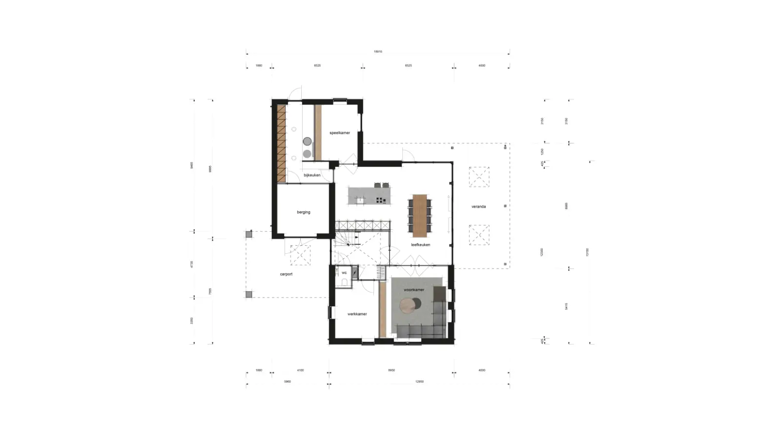 Plattegrond begane grond