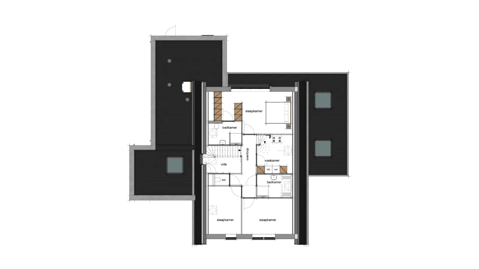 Plattegrond eerste verdieping