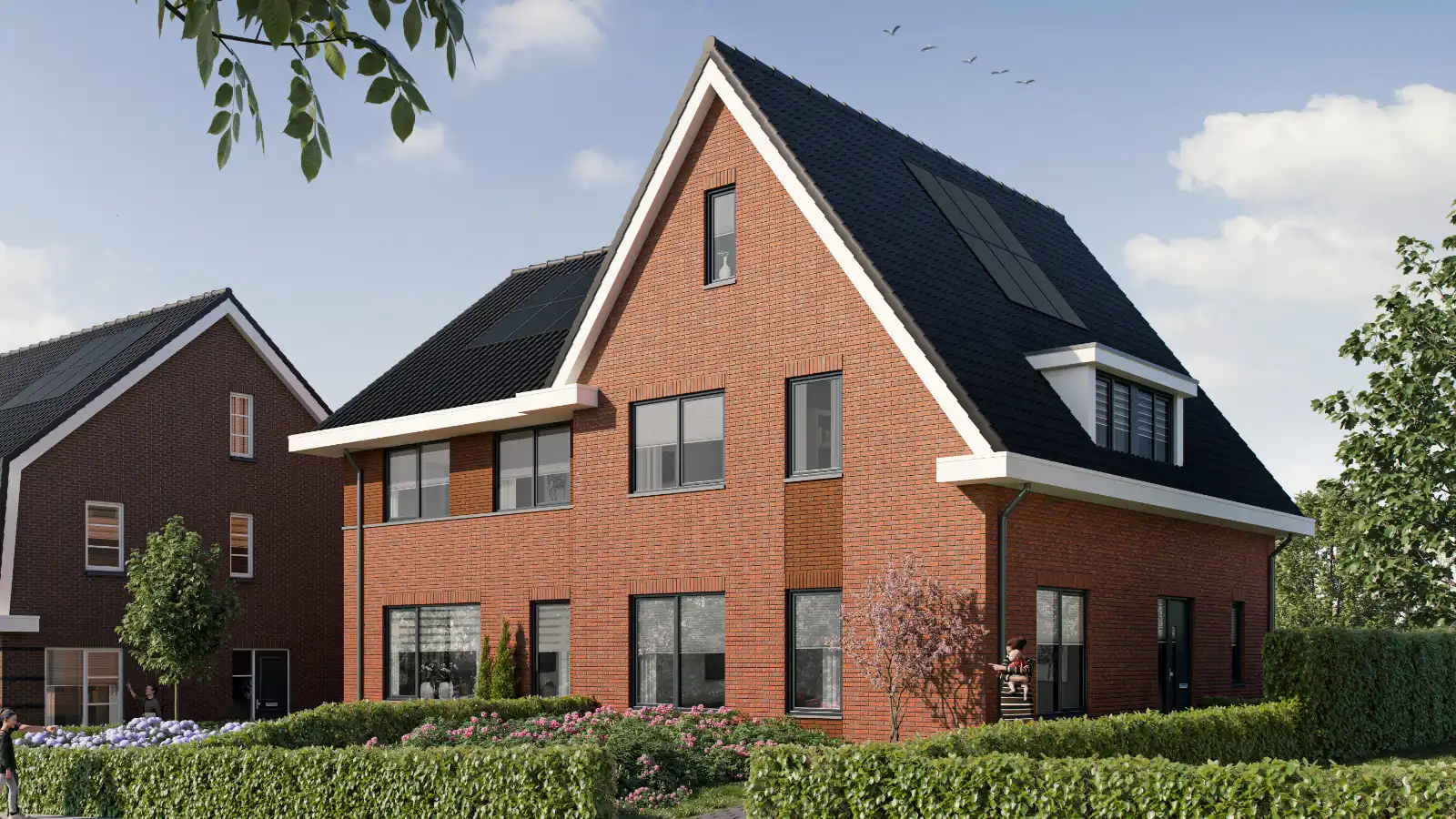 Twee-onder-een-kapwoning met jaren '30 bouwstijl