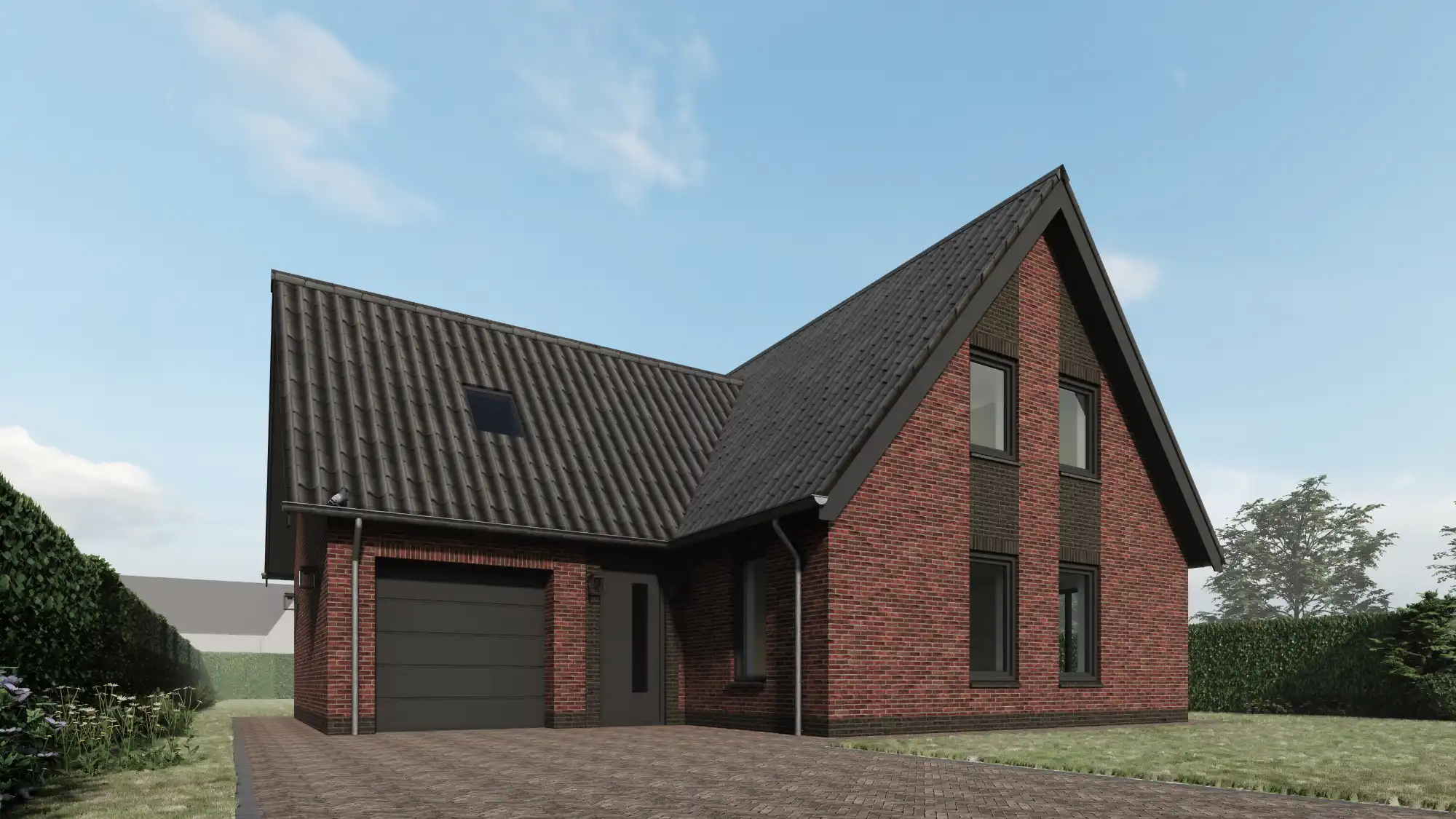 Vrijstaande woning met aanbouw