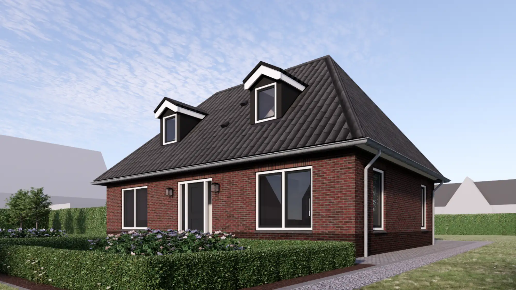 Notariswoning met twee dakkapellen