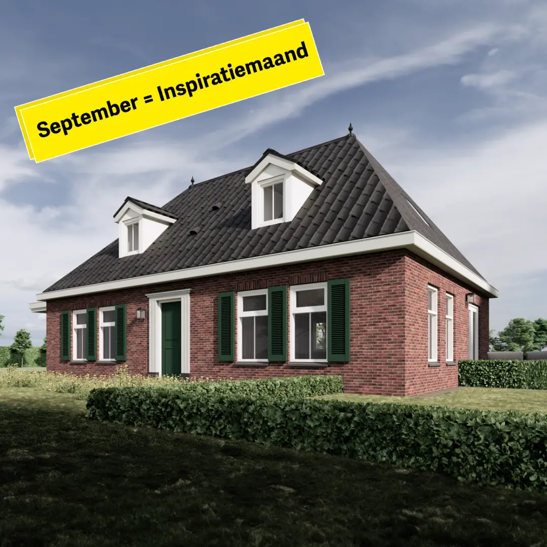Vooraanzicht van een klassieke notariswoning
