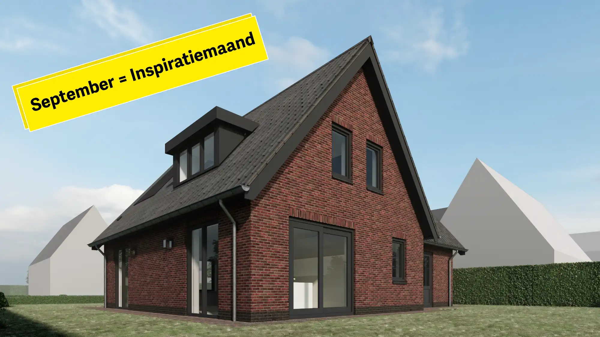 Impressie vrijstaande woning met dakkapel