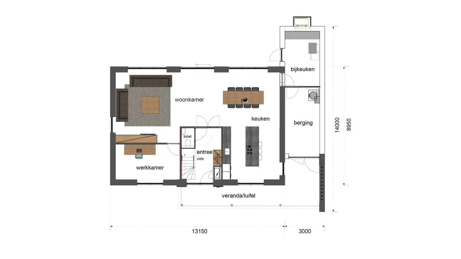 Plattegrond begane grond