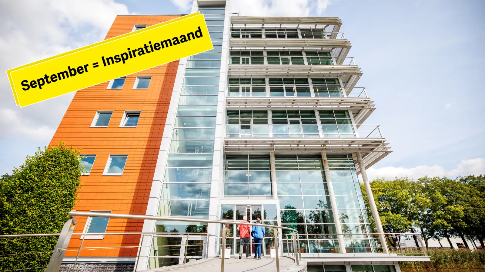 Afbeelding van een groot kantoorpand