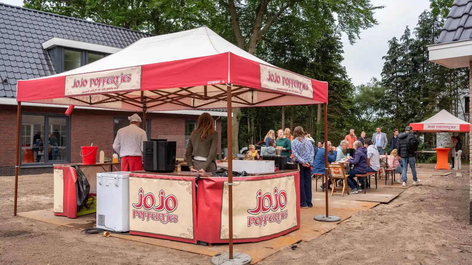 Poffertjes kraam bij een evenement