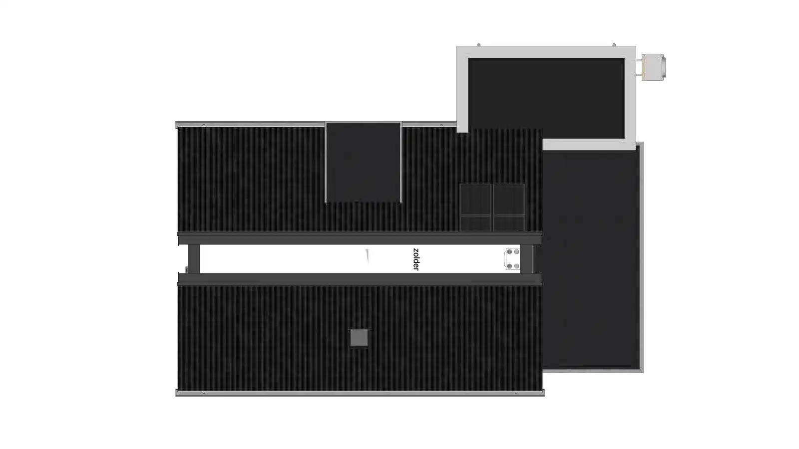 Plattegrond met zolder