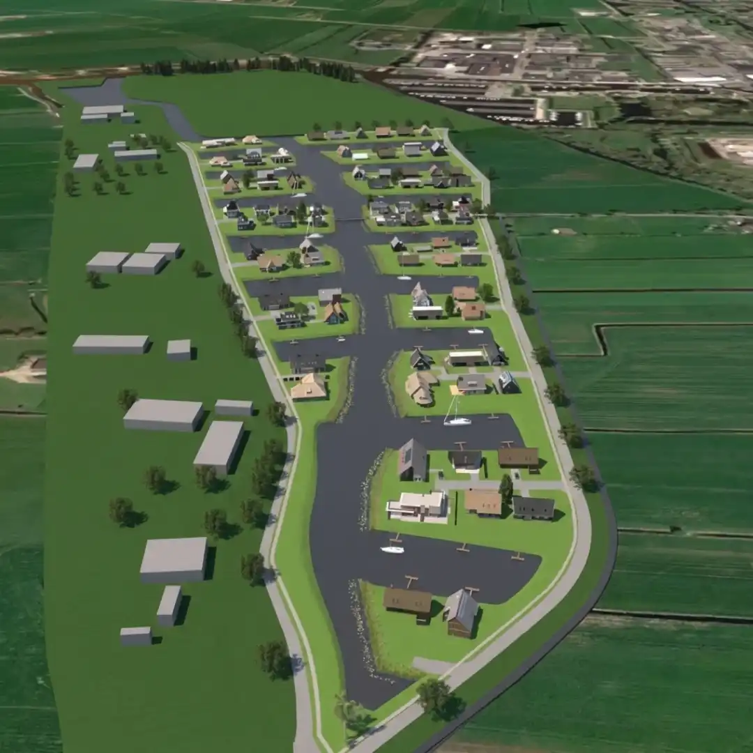 Overzicht van kavelaanbod Broek Zuid te Broek