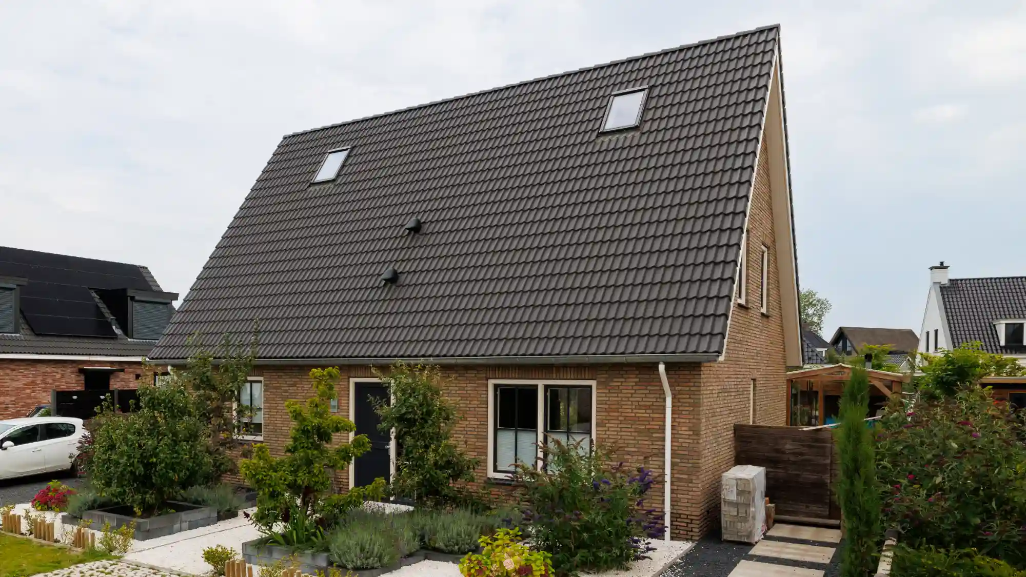 Vrijstaande woning met dakramen