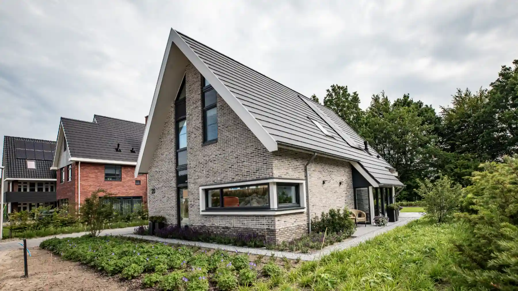 Vrijstaande woning met eigentijdse bouwstijl