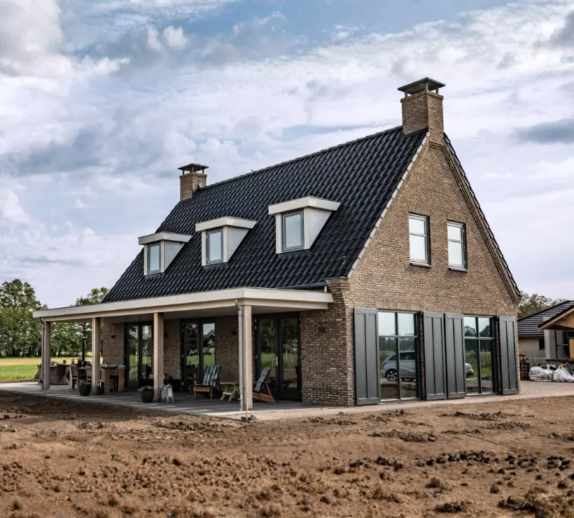 Vrijstaande cottage stijl woning